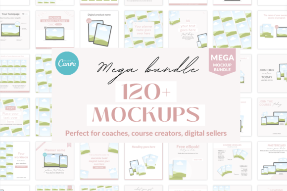 Canva Mockup Template Bundle: Elevate Your Visual Branding