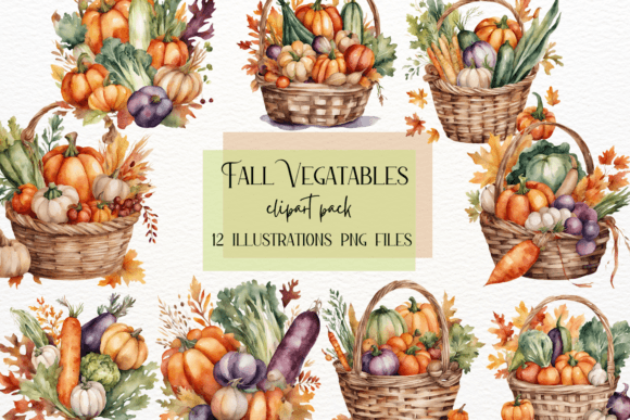 Fall Vegetables in Basket: Autumn Garden Design