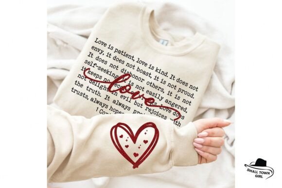 Love is Patient: Valentine Verse Design Assets