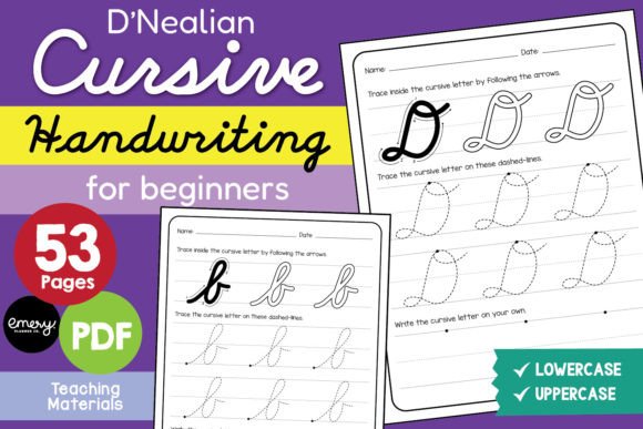 Mastering D'Nealian Cursive for Beginners: A Designer's Guide
