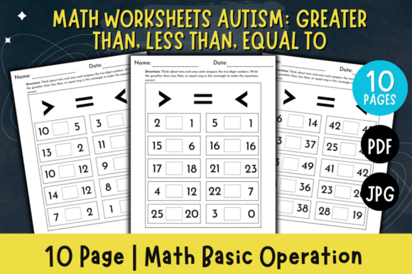 Math Comparisons: Greater Than, Less Than, Equal To