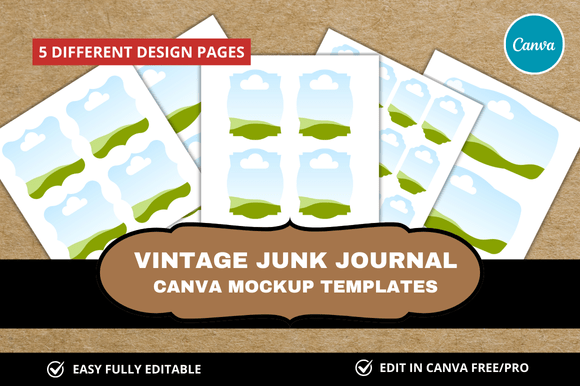 Unlock Creative Potential with Vintage Junk Journal Templates